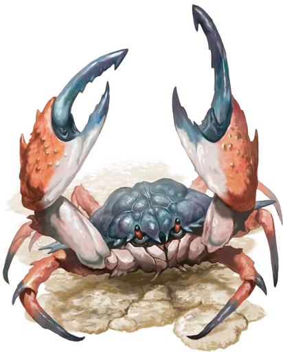 Giant Crab, a CR 1/8 beast