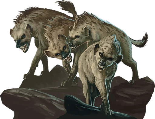 Hyena, the deadliest low-CR monster per XP in D&D 5e